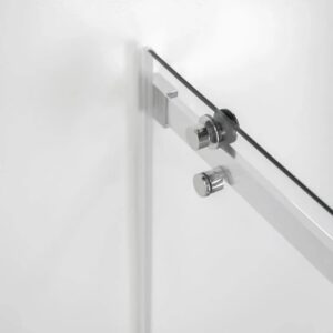 *Clearance Sale* Primo 8mm Chrome Tempered Glass Sliding Door (60×78)