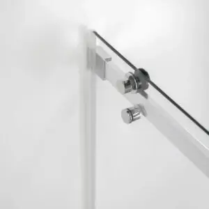 *Clearance Sale* Primo 8mm Chrome Tempered Glass Sliding Door (60×78)