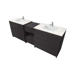 20260423_195618_w=1000,h=1000,fit=crop Dark Walnut – Element Standing 92″ and 102″ Modern Bathroom Vanity with Quartz Top Combo
