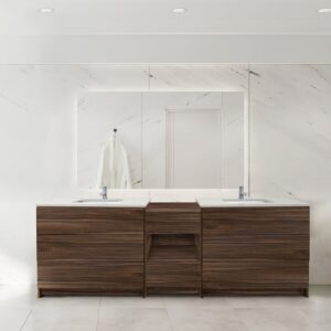 Dark Walnut – Ella Element Modern Bathroom Cabinet