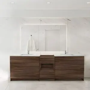 Dark Walnut – Ella Element Modern Bathroom Cabinet