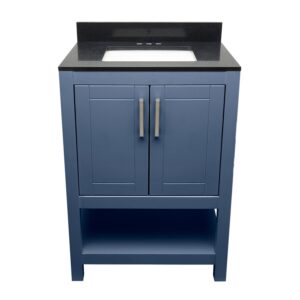 Navy Blue – Nevado Vanity with Sink- Cultured Marble or Quartz Stone Top