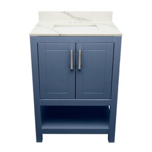Navy Blue – Nevado Vanity with Sink- Cultured Marble or Quartz Stone Top