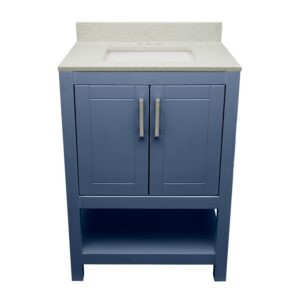 Navy Blue – Nevado Vanity with Sink- Cultured Marble or Quartz Stone Top