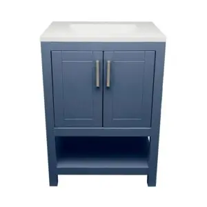 Navy Blue – Nevado Vanity with Sink- Cultured Marble or Quartz Stone Top