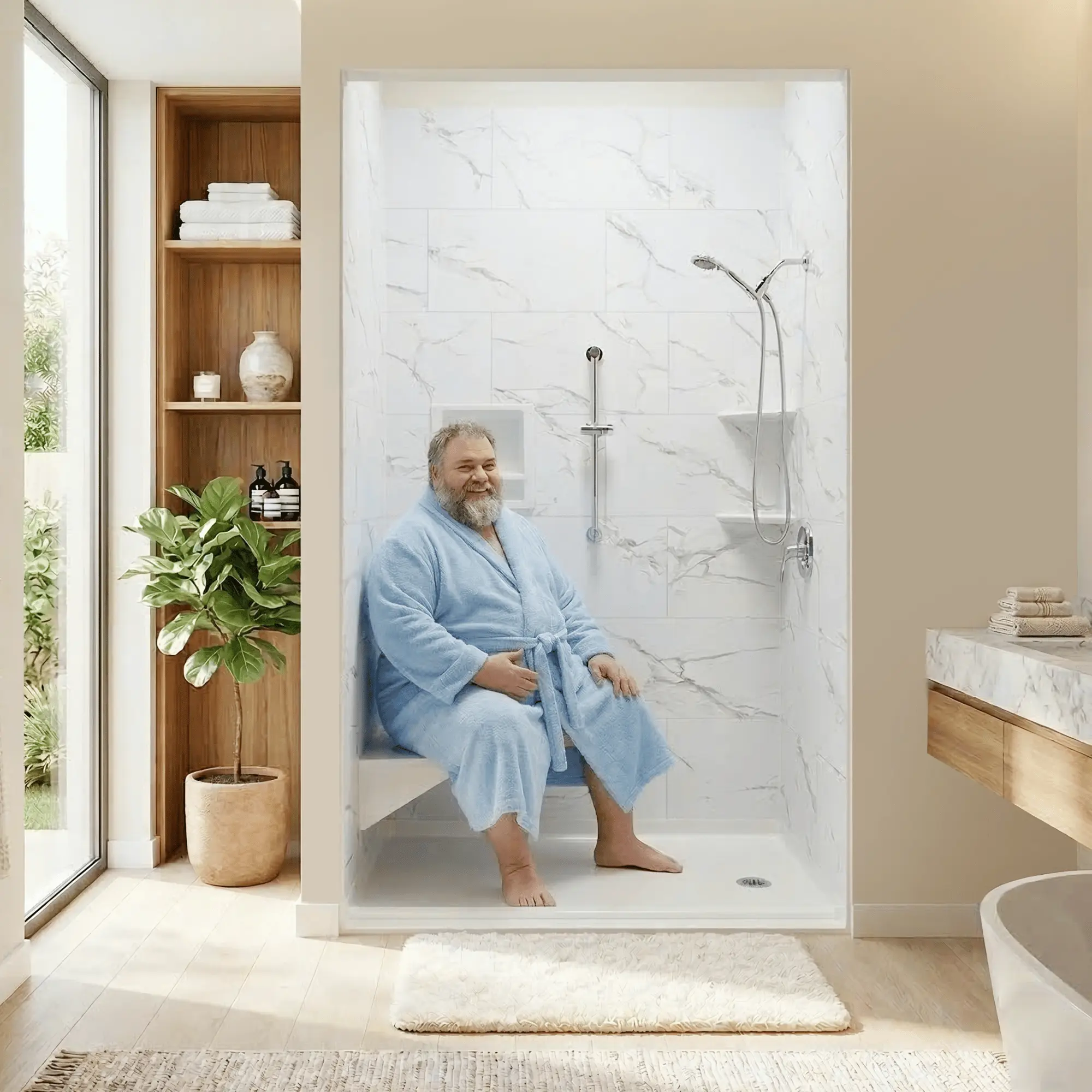 20260423_233427_w=2000,h=2000,fit=crop Bariatric Corner Shower Rectangular Seat, Heavy Duty Oversized, Stainless Steel Frame 600 Lbs Capacity