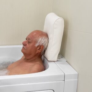 Removable Headrest and Neck Support for Walk-In Tubs