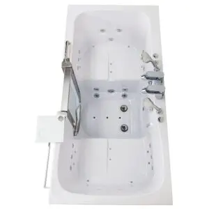 Ella Escape Acrylic Two Seat Walk-In Tub 36″x72″ (91x183cm) Dual Drain Technology