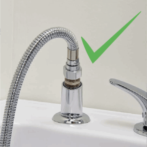 Leak Elimination Kit for Pull Out Hand Showers (5′ Hose with Barrel Connector)