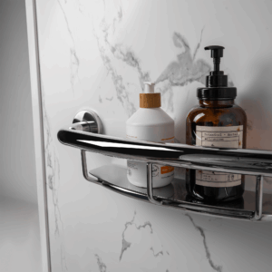 Grab Bar with Storage Shelf