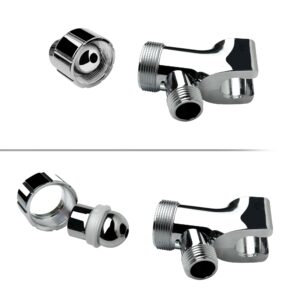 Handheld Shower Arm and 24” Slider Attachment 4 Piece Kit