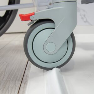 Collapsible Rubber Dam for Barrier Free Shower Bases