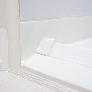 Collapsible Rubber Dam for Barrier Free Shower Bases