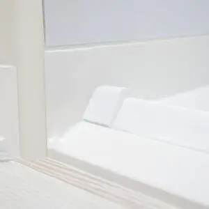Collapsible Rubber Dam for Barrier Free Shower Bases