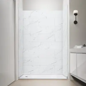 Ella T&G Grout-Free 12″ x 24″ Shower Wall Tile