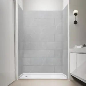 Ella T&G Grout-Free 12″ x 24″ Shower Wall Tile