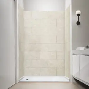 Ella T&G Grout-Free 12″ x 24″ Shower Wall Tile