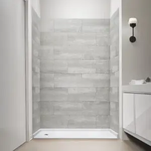 Ella T&G Grout-Free 12″ x 24″ Shower Wall Tile