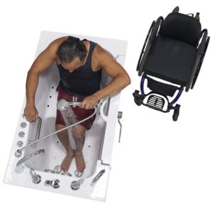 Transfer60 Walk-In Tub 30″ x 60″ (76 x 152cm), Dual Drain Technology