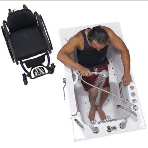 Transfer60 Walk-In Tub 30″ x 60″ (76 x 152cm), Dual Drain Technology