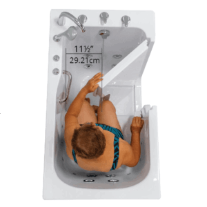 Ella Standard52 30″x52″ Acrylic Hydro Therapy Massage Walk In Bathtub