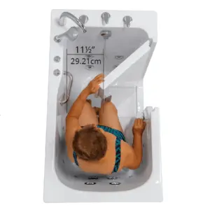 Ella Standard52 30″x52″ Acrylic Hydro Therapy Massage Walk In Bathtub
