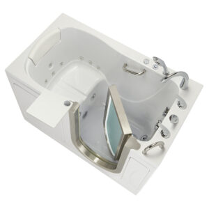 H31085P-1 Elite Walk-In Tub 30″x 52″ Dual Drain Technology
