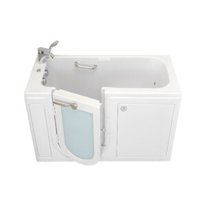 OA2660D2PLhD-1 Lounger Outward Swing Door Walk-In Tub 27″ x 60″ Dual Drain Technology
