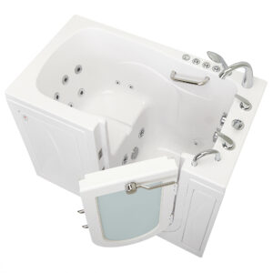 OA3252HM5PRh-1 Monaco Outward Swing Door Acrylic Walk-In Tub 32″x 52″ Dual Drain Technology