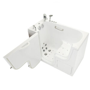 OLA2652D2PL-1 Transfer26 Outward Swing Door Walk-In Tub 26″ x 52″ (66 x 132cm) Dual Drain Technology