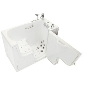 OLA2652D2PR-1 Transfer26 Outward Swing Door Walk-In Tub 26″ x 52″ (66 x 132cm) Dual Drain Technology