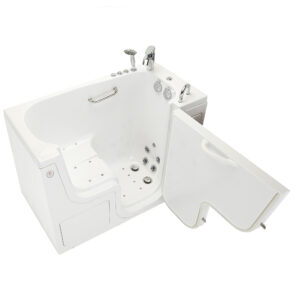 OLA2652D2PRh-1 Transfer26 Outward Swing Door Walk-In Tub 26″ x 52″ (66 x 132cm) Dual Drain Technology