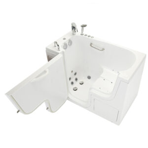 OLA2652HH2PL-1 Transfer26 Outward Swing Door Walk-In Tub 26″ x 52″ (66 x 132cm) Dual Drain Technology