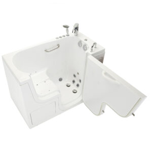 OLA2652HH2PR-1 Transfer26 Outward Swing Door Walk-In Tub 26″ x 52″ (66 x 132cm) Dual Drain Technology