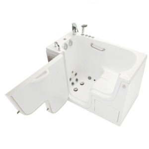 OLA2652HM2PLh-1 Transfer26 Outward Swing Door Walk-In Tub 26″ x 52″ (66 x 132cm) Dual Drain Technology