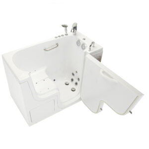 OLA2652HM2PR-1 Transfer26 Outward Swing Door Walk-In Tub 26″ x 52″ (66 x 132cm) Dual Drain Technology