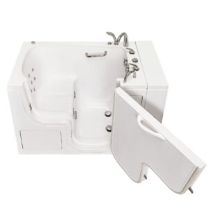 1. OLA3052D5PL Transfer30 Walk-In Tub 30″ x 52″ (76 x 132cm) Dual Drain Technology