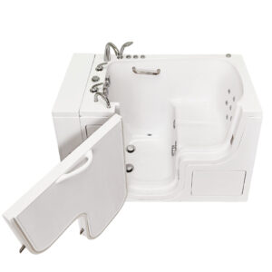1. OLA3052D5PL Transfer30 Walk-In Tub 30″ x 52″ (76 x 132cm) Dual Drain Technology