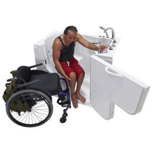 Transfer60 Walk-In Tub 30″ x 60″ (76 x 152cm), Dual Drain Technology